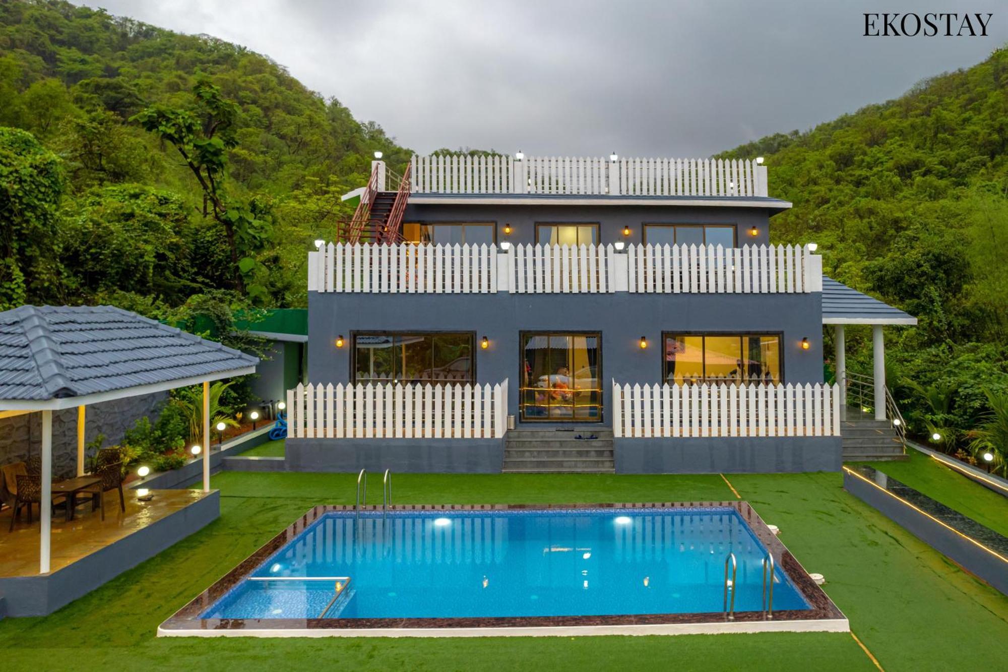 Ekostay - Serene Villa Алибаг Экстерьер фото
